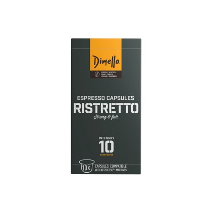 Dimello Ristretto συμβατές κάψουλες Nespresso * - 10 τεμ.