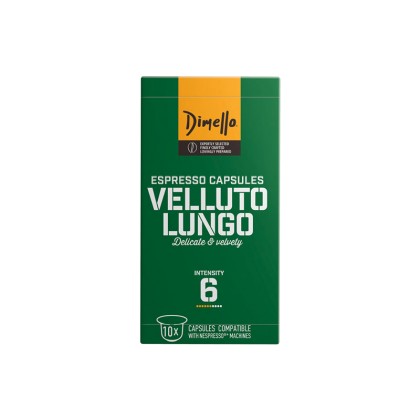 Dimello Velluto Lungo συμβατές κάψουλες Nespresso * - 10 τεμ.
