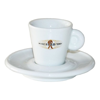 Φλιτζάνι Espresso Miscela D'oro με πιατάκι 80ml - 1 τεμάχιο