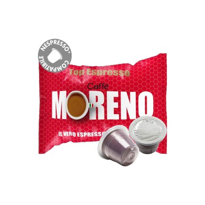 Moreno Top Espresso συμβατές κάψουλες Nespresso * - 100 τεμ.
