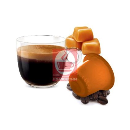 Caffe Caramel Nespresso συμβατές κάψουλες Tiziano Bonini - 10 τε