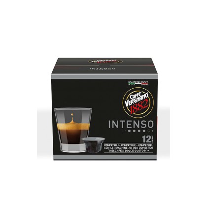 Vergnano Espresso Intenso συμβατές κάψουλες Dolce Gusto - 12 τεμ