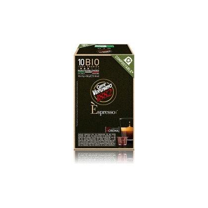 Vergnano espresso Arabica BIO Compostable συμβατές κάψουλες Nesp