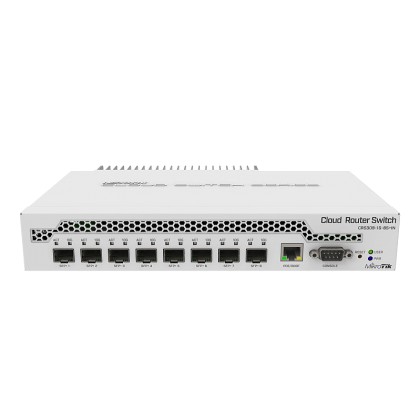 MikroTik CRS309-1G-8S+IN, Dual Core 800MHz, 512MB, 8xSFP+, 1xGig