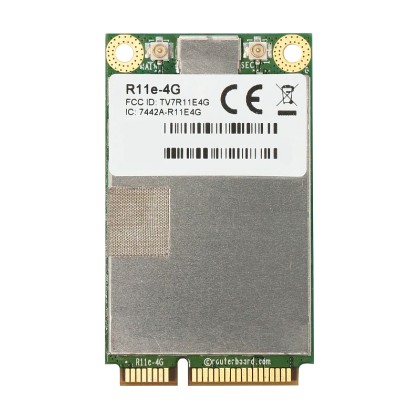 MikroTik R11e-4G, LTE miniPCI-e card for bands 3,7,20,31,41n,42,