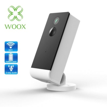 WOOX IP WiFi κάμερα 1080P με αμφίδρομο ήχο και τροφοδοσία με μπα