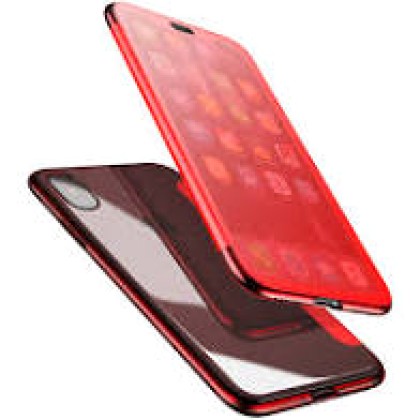 BASEUS θήκη Touchable για iPhone XS MAX  WIAPIPH65-TS09  RED  δι