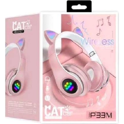 Ασύρματα Ακουστικά Cat Ear Headphones P33M
