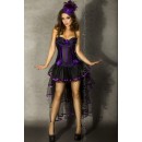 Chilirose Black/Purple Skirt with Threnody