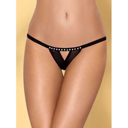 Obsessive  812-THC-1 crotchless thong black