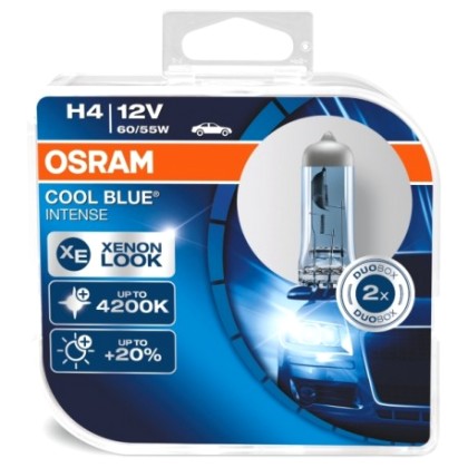 OSRAM H4 12V 60/55W COOL BLUE INTENSE 4200K 64193CBI-HCB
