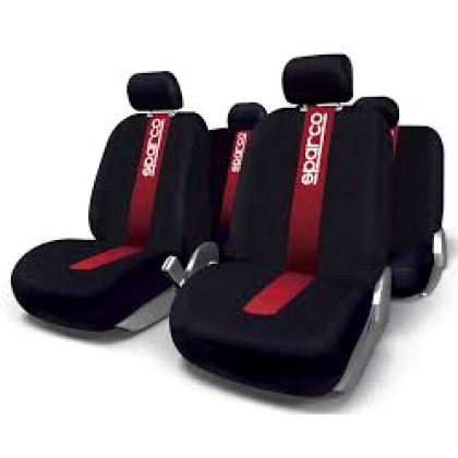 Κάλυμμα Καθισμάτων Sparco Classic μαύρο-κόκκινο SPC1013