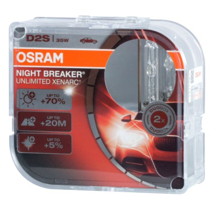 OSRAM,Night Breaker Unlimited Xenarc (Xenon) D2S 85V 35W 66240XN