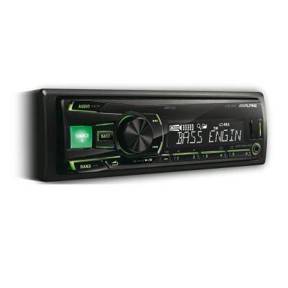 Alpine UTE-81R Ράδιο USB/AUX Με Πράσινο Φωτισμό Πλήκτρων 81r