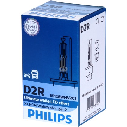 Philips d2r Xenon White Vision GEN2 85126WHV2C1