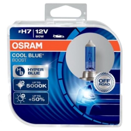 Λάμπες H7 12V 80W OSRAM Cool Blue Hyper Boost 5000K 62210CBB-HCB