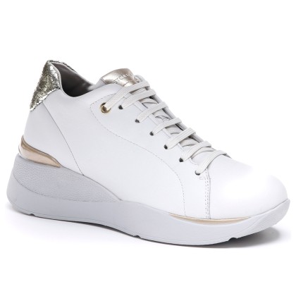  Sneakers ELETTRA 2 NAPPA/LAMINATED STONEFLY Λευκό Γυναικεία Sne