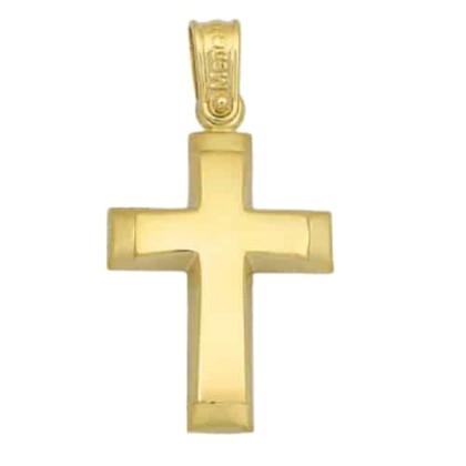 Σταυρός Λουστρέ Κ14 Χρυσός - 01-15347