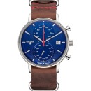 Elysee Minos Chronograph Brown Leather Strap - 83826
