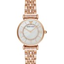 Emporio Armani Gianni T-Bar Crystals Rose Gold Stainless Steel B