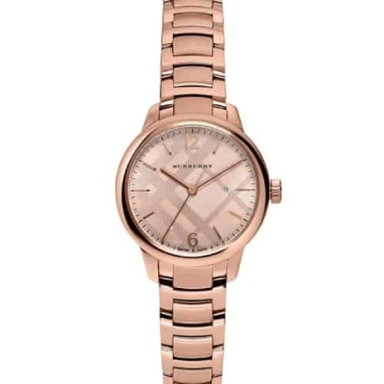 BURBERRY The Classic Round Rose Gold Stainless Steel Bracelet - 
