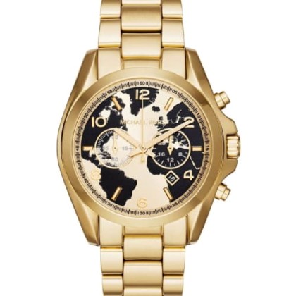 Michael Kors Watch Hunger Stop Runway Chronograph Gold Stainless