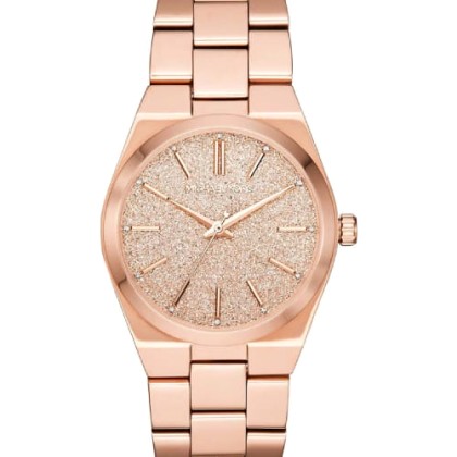 Michael Kors Channing Crystals Rose Gold Stainless Steel Bracele
