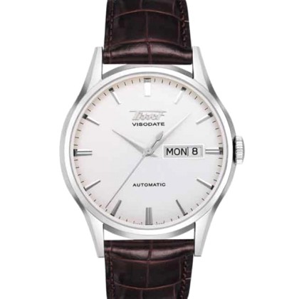 TISSOT Heritage Visodate Automatic Brown Leather Strap - T019430