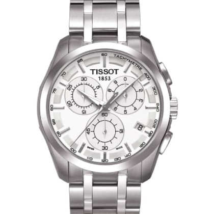 TISSOT T-Classic Couturier Chronograph Stainless Steel Bracelet 