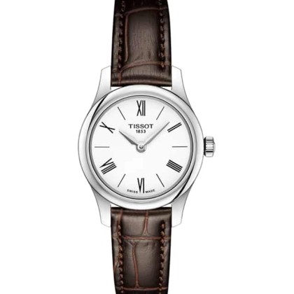 TISSOT T-Classic Tradition Brown Combined Materials Strap - T063