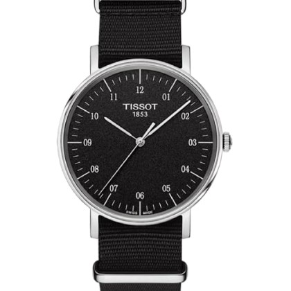 TISSOT T-Classic Everytime Black Nato Strap - T1094101707700