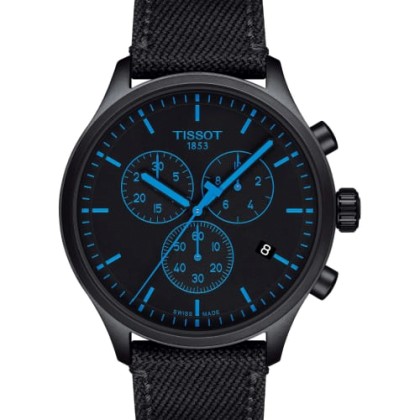 TISSOT T-Sport Chrono XL Chronograph Black Fabric Strap - T11661