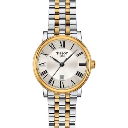 TISSOT T-Classic Carson Premium Lady Two Tone Stainless Steel Br