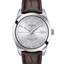 TISSOT T-Classic Powermatic 80 Silicium Brown Leather Strap - T1