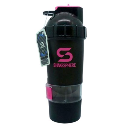 Shaker Πρωτεΐνης ShakeSphere V2 700ml black/pink