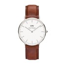 DANIEL WELLINGTON Classic St Mawes - 0607DW Silver case, with Br