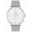 U.S. POLO Rebel - USP4498WH , Silver case  with Stainless Steel 