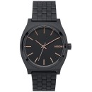 NIXON Time Teller - A045-957-00 , Black  case  with Stainless St