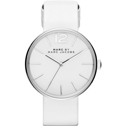 MARC BY MARC JACOBS  Peggy - MBM1361,  Silver case with White Le