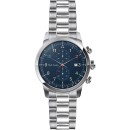 PAUL SMITH Block Chronograph - P10143,  Silver case with Stainle