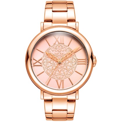 VOGUE Vintage - 812552  Rose Gold case with Stainless Steel Brac