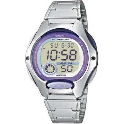 CASIO Collection - LW-200D-6AV,  Silver case with Stainless Stee