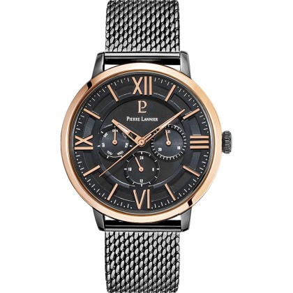 PIERRE LANNIER Gents -255F488  Rose Gold case with Stainless Ste