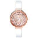DKNY Astoria - NY2802  Rose Gold case with Silver Leather Strap