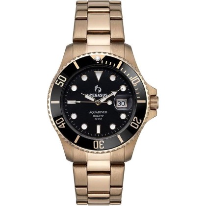 AQUADIVER Water Master - 14585396 , Rose Gold case with Stainles
