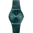 SWATCH Ashbaya - GG407  Green case with Green Rubber Strap