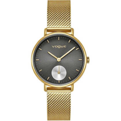 VOGUE New York - 813242  Gold case with Stainless Steel Bracelet