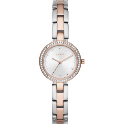 DKNY City Link Crystals - NY2827, Rose Gold case with Stainless 