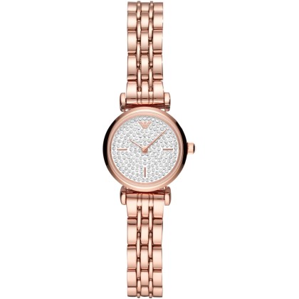 EMPORIO ARMANI Gianni T-Bar -  AR11266,  Rose Gold case with Sta