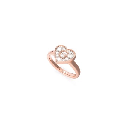 GUESS STEEL Δαχτυλίδι από Ανοξείδωτο ατσάλι Rose Gold UBR79030-5